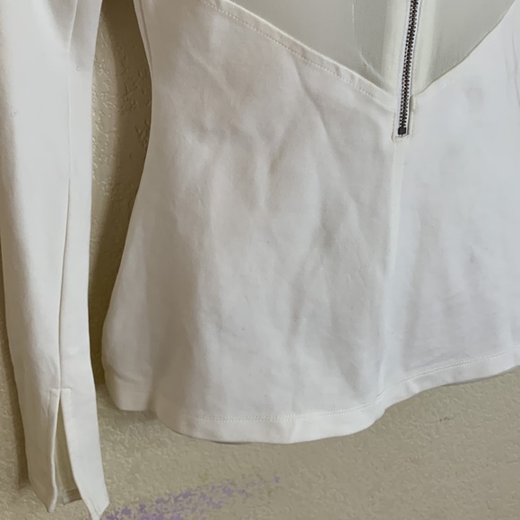 Free People Ivory Mesh Long Sleeve - Picture 3 of 11